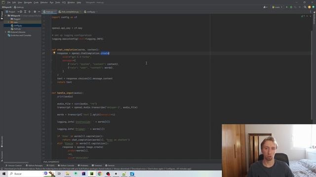 Crea un ASISTENTE de VOZ (y fotos) con ChatGPT API (Python) смотреть онлайн