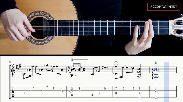 Shape of My Heart (Sting) - Guitar DUO Lesson + TAB смотреть онлайн