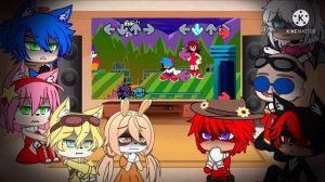 Sonic Characters react to Friday Night Funkin vs SONIC.EXE 2.5/3.0 || FULL WEEK // *ALL PARTS*