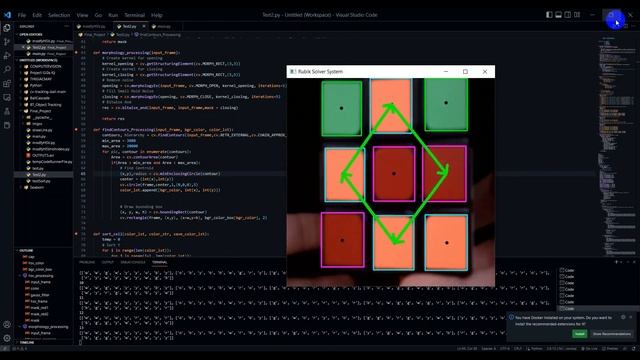 Solving Rubiks' Cube | HSV Colorspaces | Opencv Python | Computer vision смотреть онлайн
