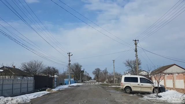 Виртуальная автоэкскурсия. Едем по селу, где продаются дома до 1 млн. руб. До моря 5 минут езды. смотреть онлайн