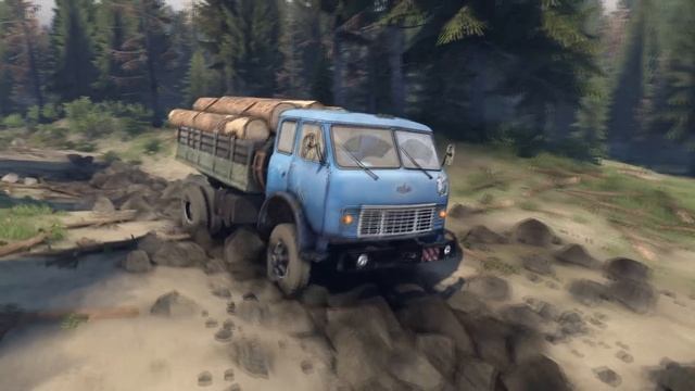 Spintires 2014 - МАЗ-509 v2.0 смотреть онлайн