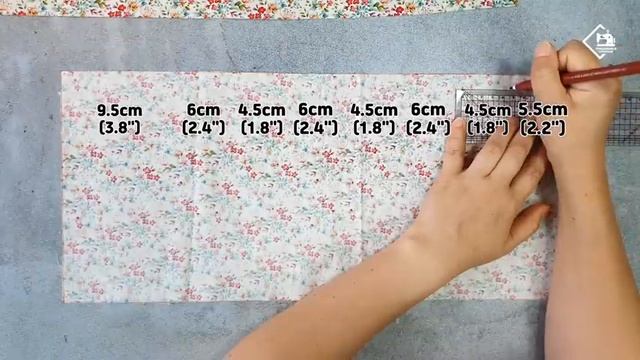 DIY Trifold wallet / Fabric purse wallet / no bias / sewing tutorial [Tendersmile Handmade] смотреть онлайн