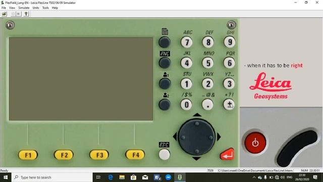 Leica total station interface. |Leica total station ts06 plus simulator| смотреть онлайн