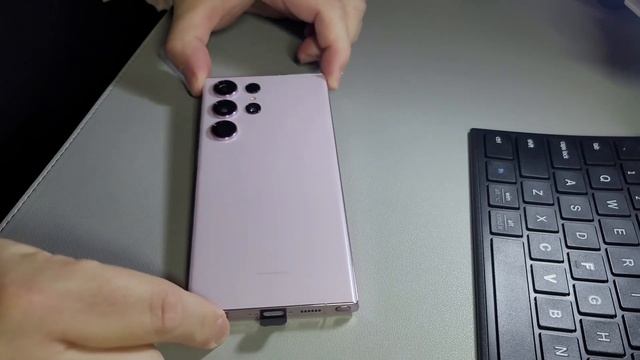 Samsung S23 Ultra Lavender Unboxing ASMR