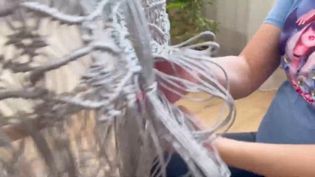 MACRAME /МАКРАМЕ кресло / DIY HAMMOCK / HANDMADE Крепление подвесного кресла к деревянной основе. смотреть онлайн