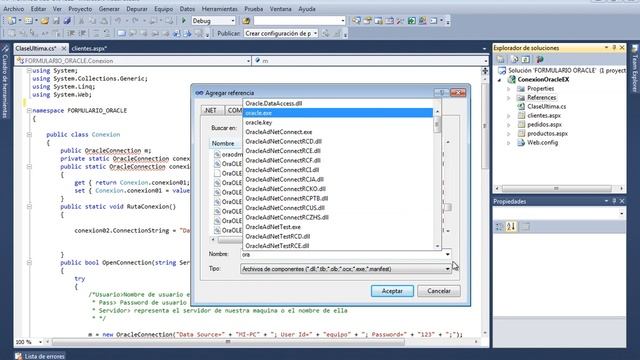 Conexión a Bases de Datos ORACLE desde ASP.NET смотреть онлайн