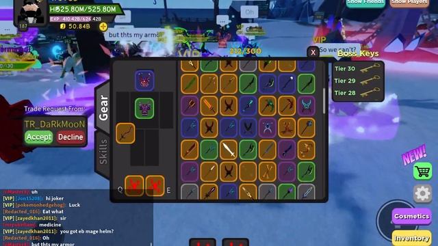 OMG I DROPPED A LEG SPELL (dungeon quest roblox) смотреть онлайн