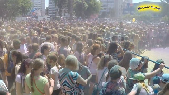 Festival of colors Holi Barnaul | Праздник красок холи Барнаул смотреть онлайн