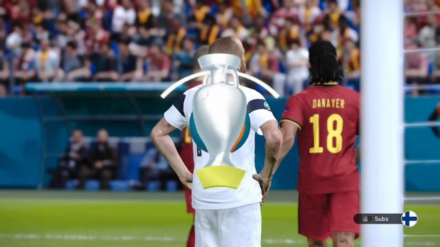 Finland vs Belgium Euro 2020 PES 2021 Simulation смотреть онлайн