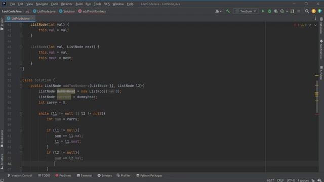 LeetCode Java solution ? Add Two Numbers ? Notes for Professionals #java смотреть онлайн
