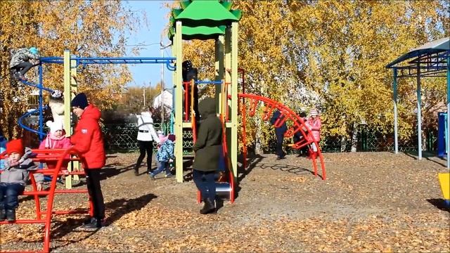 Открытие детской площадки. Лаишево. ТОС "Сайдашева". 13.10.2018 Песни и пляски смотреть онлайн