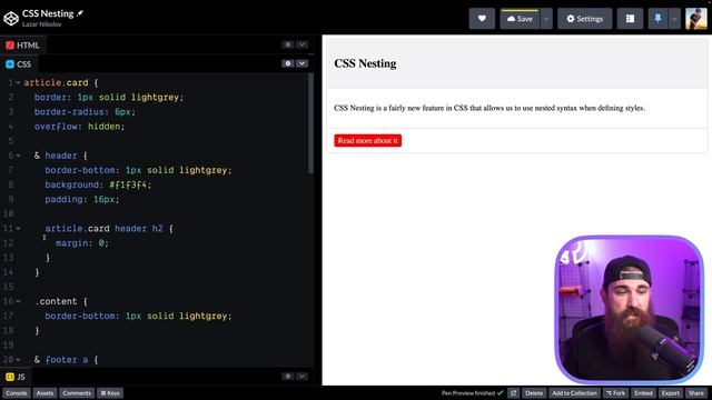 CSS Nesting in 5 minutes смотреть онлайн