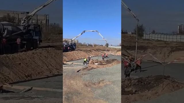 Устройство подбетонки под фундамент нового Политехнического университета. смотреть онлайн