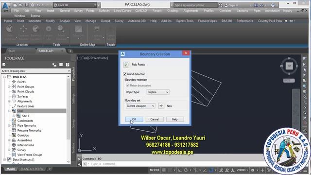 Parcelaciones y Subdivision con AutoCAD Civil 3D 2017 - Parte 9 смотреть онлайн