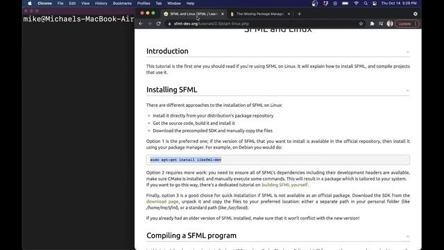 [Setup with Brew] Compile SFML on Mac on the command line (Shown on Apple M1) -- No XCode смотреть онлайн