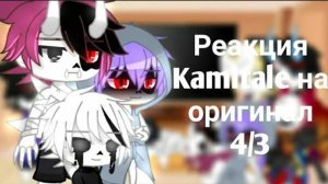 Реакция Kamitale на оригинал 4/3