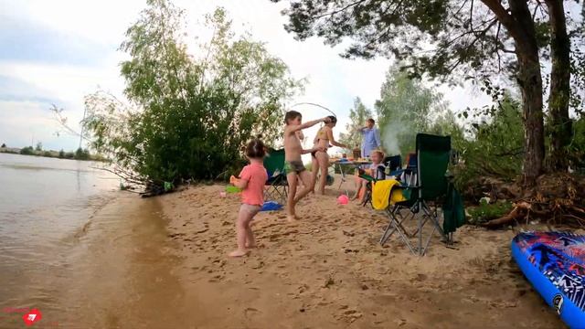 Отдых на берегу Горе море Горьковское водохранилище 2022г. отдых с палатками смотреть онлайн