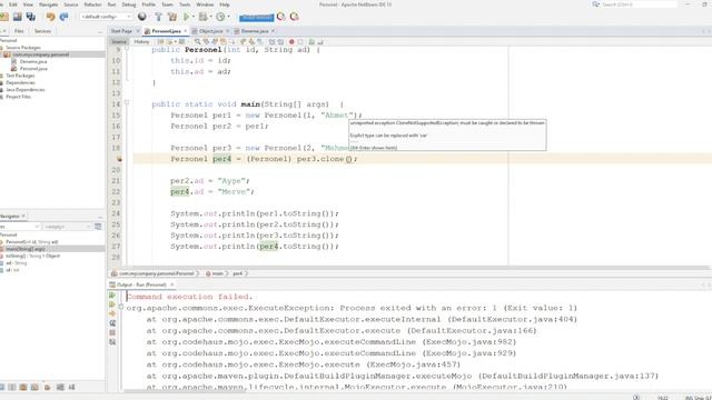 15-Java’da Object Sınıfı ve Metotları смотреть онлайн