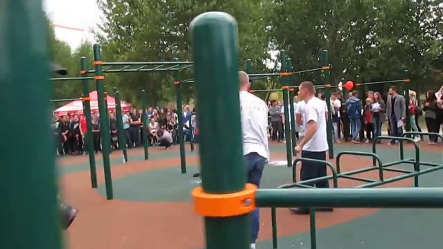 Открытие WORKOUT площадки (Минск, парк Павлова) - Young Crew ( Вилейка) смотреть онлайн