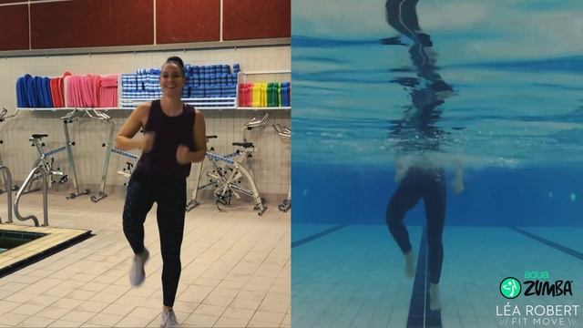 Aqua Zumba Splitscreen "LA RUEDA" - Lea Robert смотреть онлайн