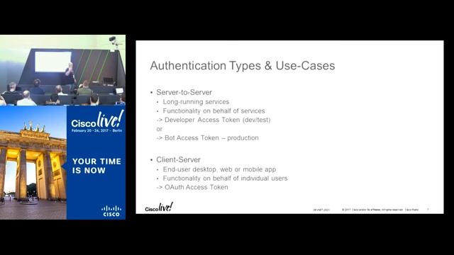 Cisco Spark API Authentication - Bots and Oauth смотреть онлайн