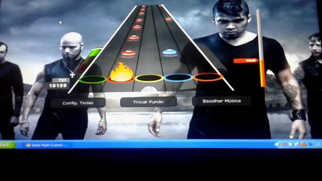 Guitar Flash Custom: Upside Down - DROWNING POOL Expert смотреть онлайн