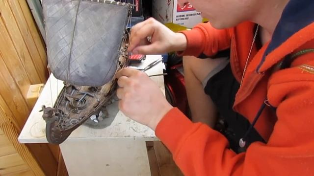 Модель корабля Драккар своими руками Урок #21 смотреть онлайн