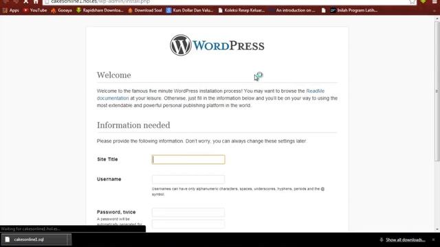 Tutorial Membuat Website Menggunakan Wordpress смотреть онлайн