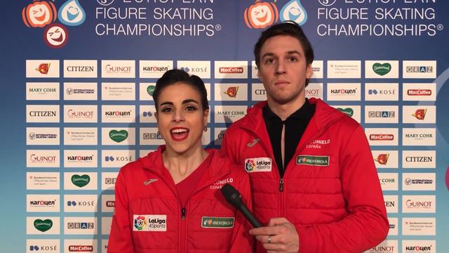 Interview: Hurtado / Khaliavin (ESP) | ISU European Figure Skating Championships | #EuroFigure смотреть онлайн