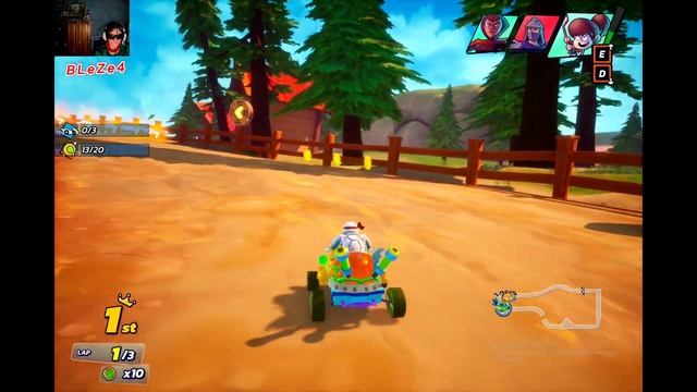 играем в игруху Buy key Nickelodeon: Kart Racers Чтооо!! Взял топ 1 смотреть онлайн