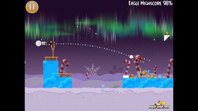 Angry Birds Seasons Winter Wonderham 1-22 100% Feather Mighty Eagle Walkthrough смотреть онлайн