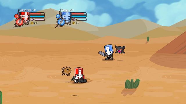 Играем в Castle Crashers - Часть 6 (кооператив) смотреть онлайн
