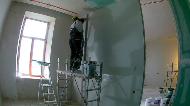 Для чего нужна Шпаклевка ГАРНИСАНТ ? Ровняю стены разными способами. смотреть онлайн