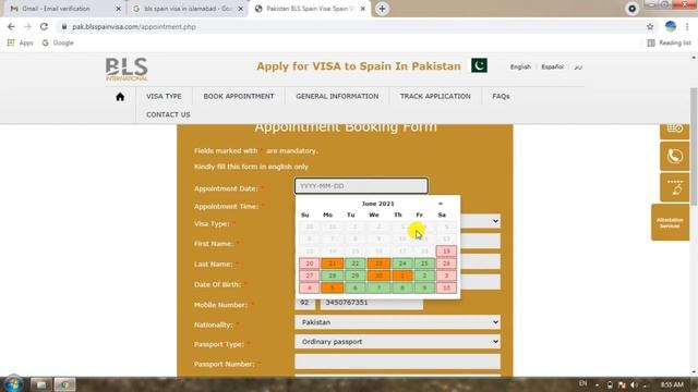 Now Book Spain Visa Appointment By Yourself смотреть онлайн