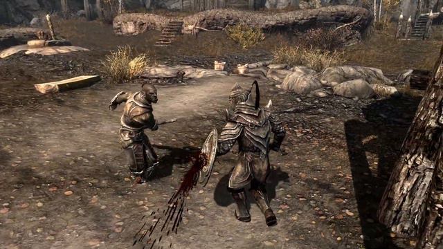 Skyrim Battles - Chief Yamarz vs Ghorbash the Iron Hand смотреть онлайн