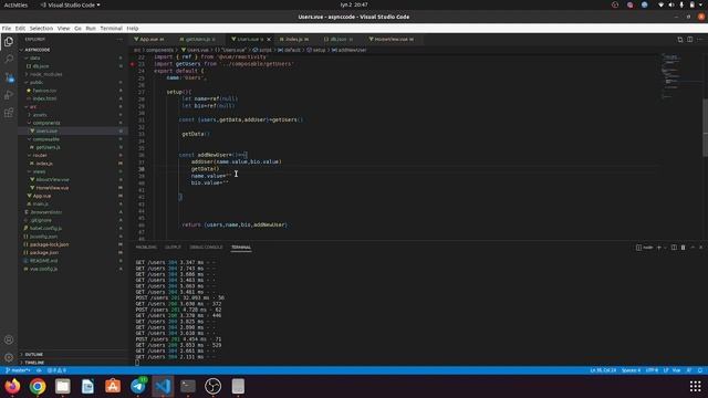 Vue3.js 9-dars. Vue.js da Http Post va Get so'rovovlarni yuborishni batafsil ko'rib chiqamiz. смотреть онлайн