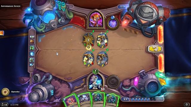 HearthStone Puzzles - Mirror Puzzles, Astromancer Arwyn walkthrough. смотреть онлайн