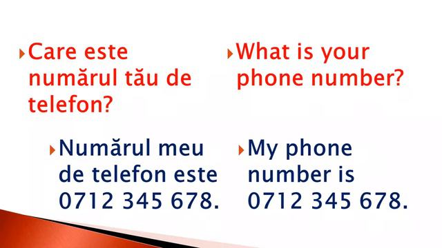 Lesson 44 , Romanian for beginners , Vocabulary, a simple conversation, 7 смотреть онлайн
