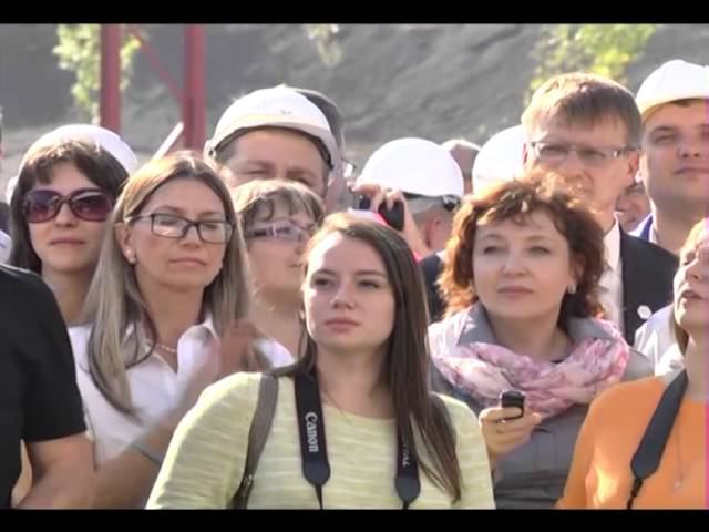 Медведев на запуске Обжиговой машины смотреть онлайн