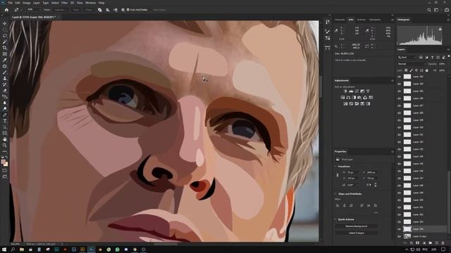 Отрисовка фото в стиле pin up. Часть 6 смотреть онлайн