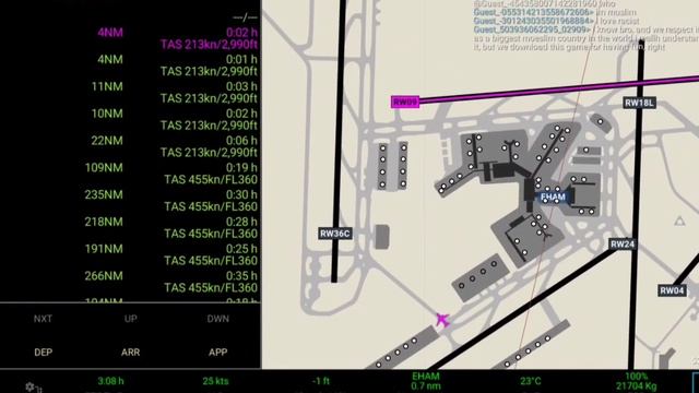 Амстердам - Москва / Аэрофлот 737 / коротко о полёте смотреть онлайн