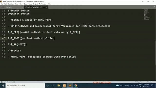 Form Processing in PHP | How to access form data using PHP ? What are $_GET , $_POST and $_REQUEST смотреть онлайн