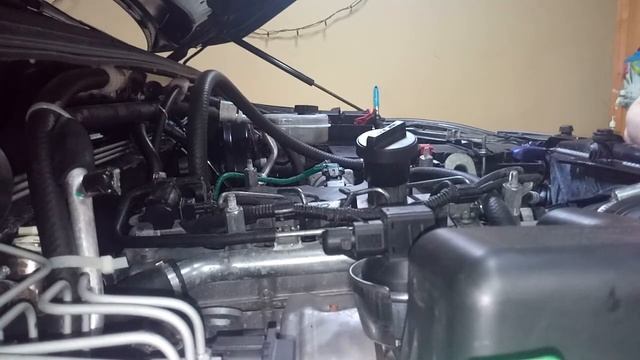 Работа движка 4D20 после помывки двигателя. смотреть онлайн