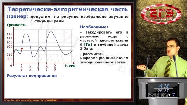 ДЕМО-вариант А8. ЕГЭ по информатике и ИКТ 2012 г. Ролик смотреть онлайн