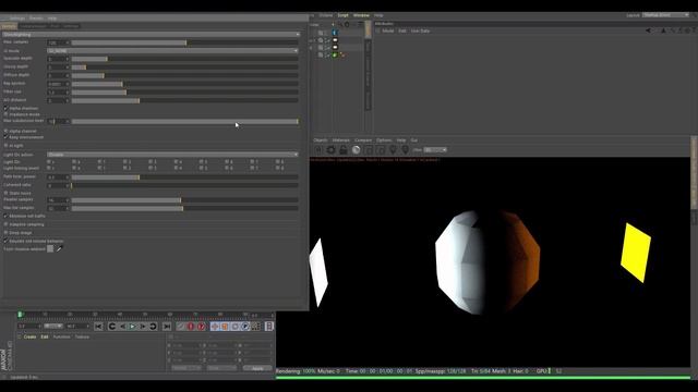 Настройки рендера в Cinema4D/Octane Render смотреть онлайн