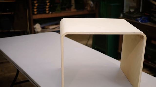 Kerf Bending Plywood - DIY Ottoman Table Build смотреть онлайн