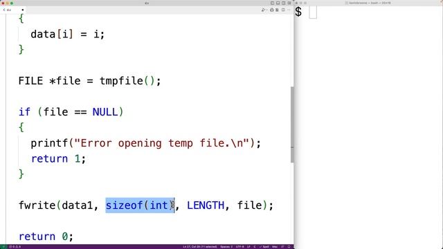 tmpfile() Function | C Programming Tutorial смотреть онлайн