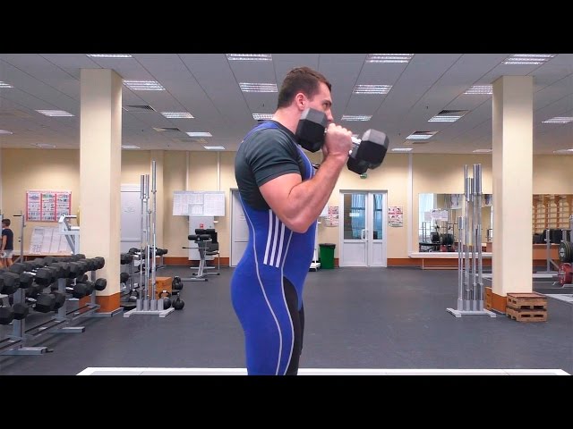 Сгибание рук с гантелями МОЛОТ: техника и нюансы смотреть онлайн