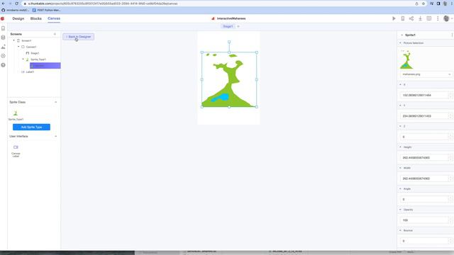 Thunkable Setting A Canvas Image